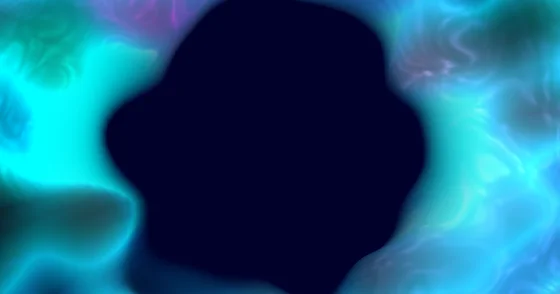 Cosmic Vortex gradient — magenta and cyan in deep space