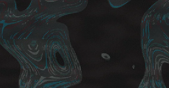 Fluid gradient — flat, slow, frosted