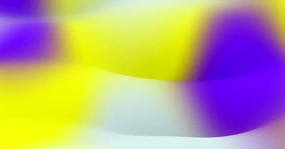 Lemon gradient — electric yellow against violet