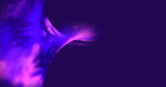 Monterey gradient — deep violet aurora with heavy grain